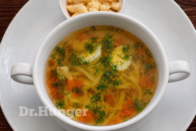 Бульйон курячий з локшиною